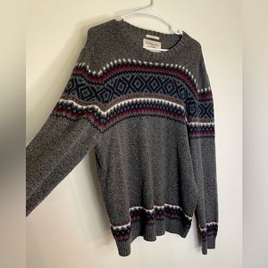Abercrombie & Fitch Patterned Sweater. Vintage